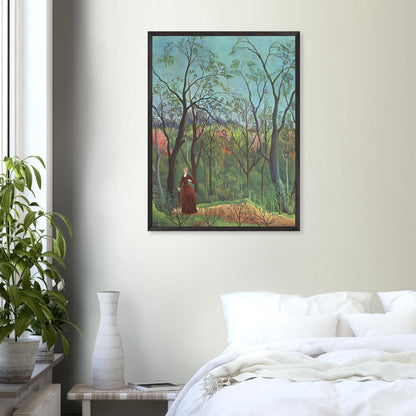 Henri Rousseau - Walk in the Forest - gerahmter Druck