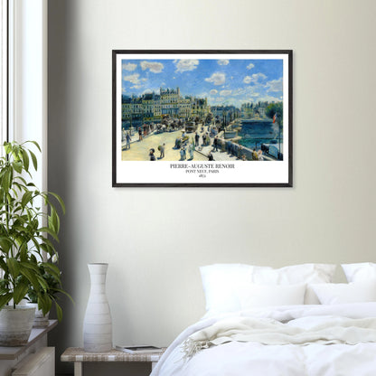 Pierre-Auguste Renoir - Pont Neuf, Paris - gerahmter Druck