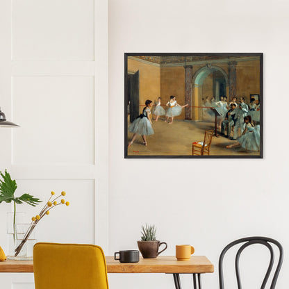 Edgar Degas - Foyer de la Danse - gerahmter Druck