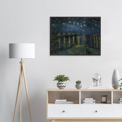 Vincent van Gogh - Starry Night over the Rhône - gerahmter Druck