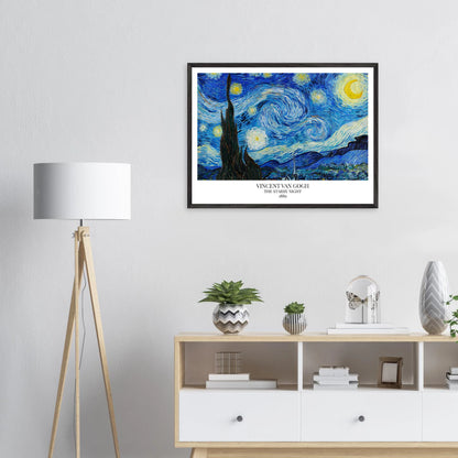 Vincent van Gogh - The Starry Night - gerahmter Druck