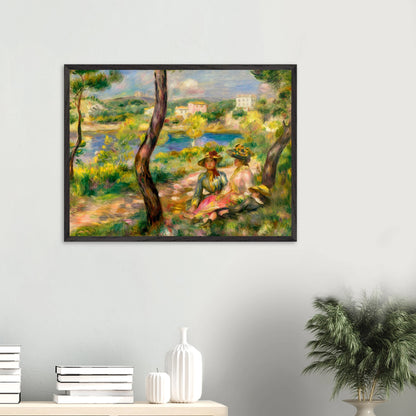 Pierre-Auguste Renoir - Landscape at Beaulieu - gerahmter Druck
