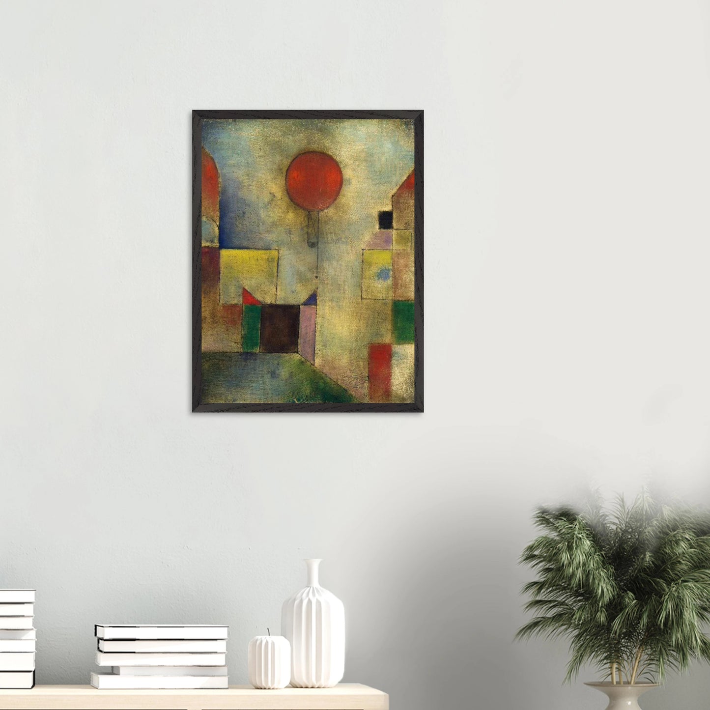 Paul Klee - Red Balloon - gerahmter Druck