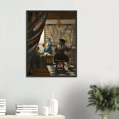 Johannes Vermeer - The Art of Painting - gerahmter Druck
