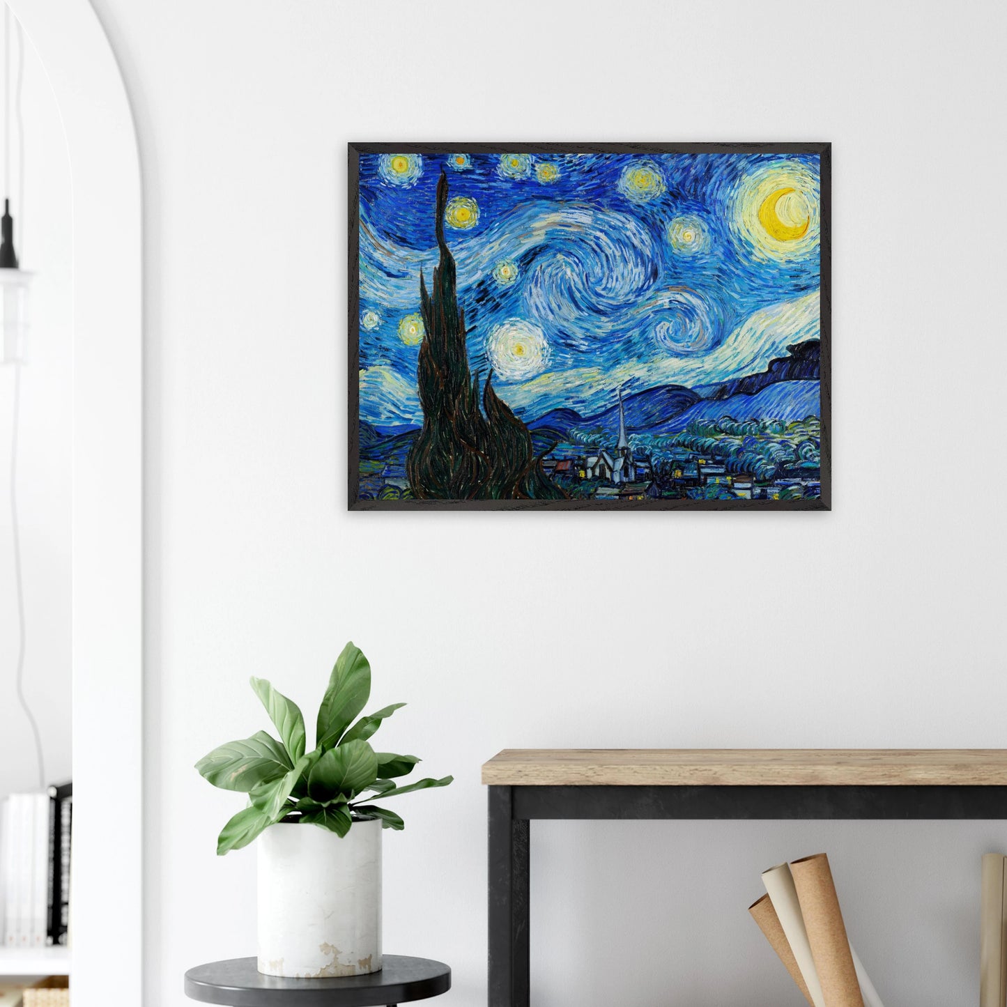 Vincent van Gogh - The Starry Night - gerahmter Druck