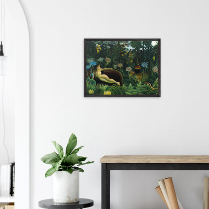 Henri Rousseau - The Dream - gerahmter Druck