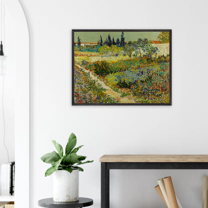 Vincent van Gogh - Garden at Arles - gerahmter Druck